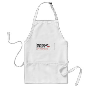 Piccadilly Circus London Adult Apron