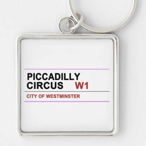 Piccadilly Circus London Keychain