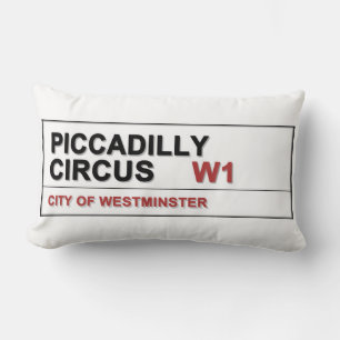Piccadilly Circus LONDON Lumbar Pillow