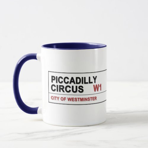 Piccadilly Circus London Mug