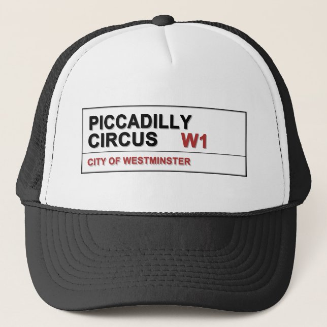 Piccadilly Circus London Trucker Hat (Front)