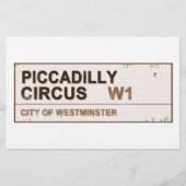 Piccadilly Circus London - Vintage (Front)