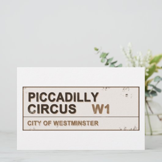 Piccadilly Circus London - Vintage (Standing Front)