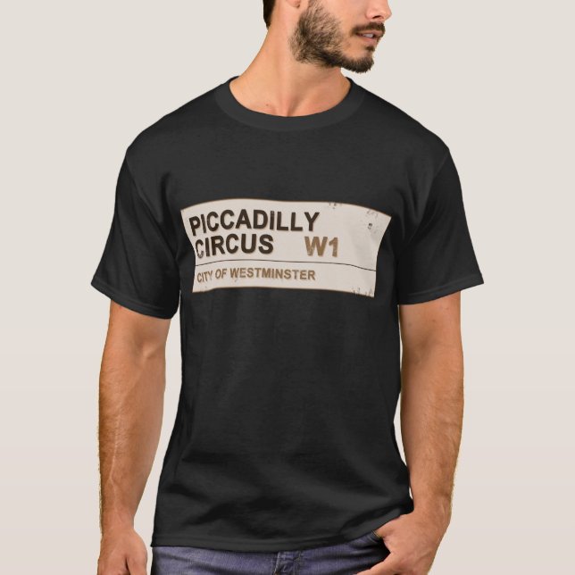 Piccadilly Circus London - Vintage T-Shirt (Front)