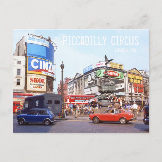 Piccadilly Circus Postcard (Front)