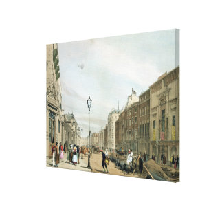Piccadilly from the corner of Old Bond Street, fro Canvas Print
