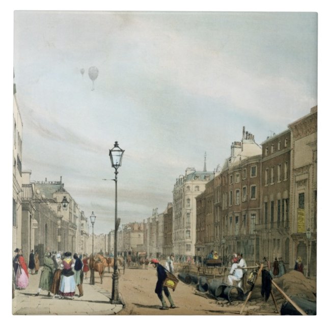 Piccadilly from the corner of Old Bond Street, fro Ceramic Tile (Front)