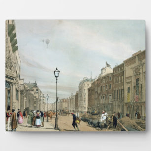 Piccadilly from the corner of Old Bond Street, fro Plaque