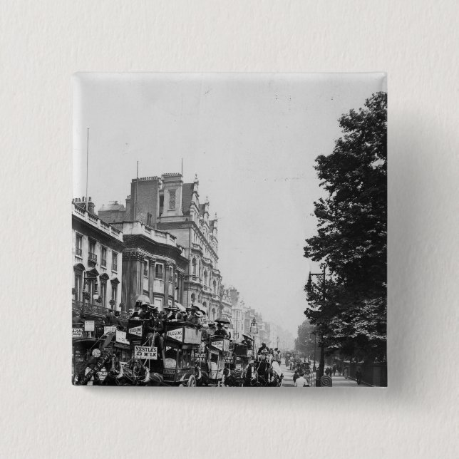 Piccadilly, London Pinback Button (Front)