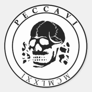 PICCAVI  Memento Mori Classic Round Sticker