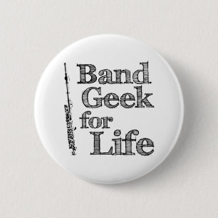 Piccolo Band Geek Pinback Button