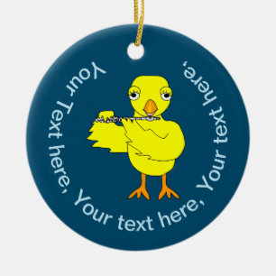 Piccolo Chick Ceramic Ornament