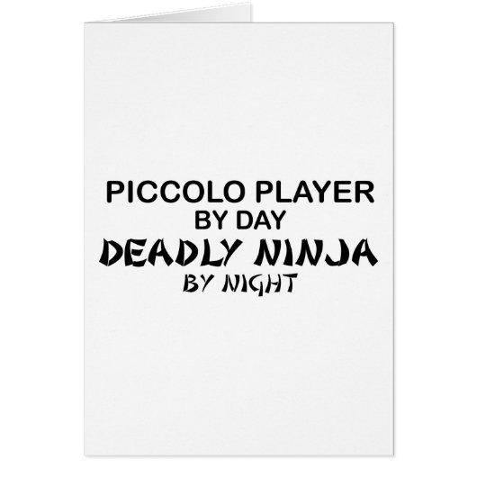 Piccolo Deadly Ninja by Night Cards (Front)