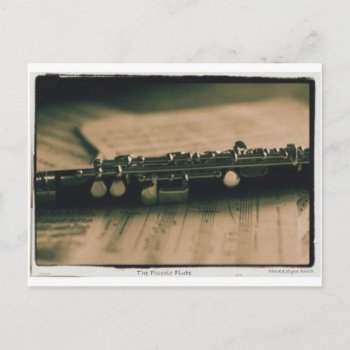 Piccolo Flute 1839 Postcard by pamelajayne at Zazzle