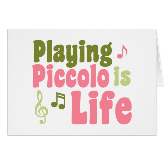 Piccolo is Life Cards (Front Horizontal)