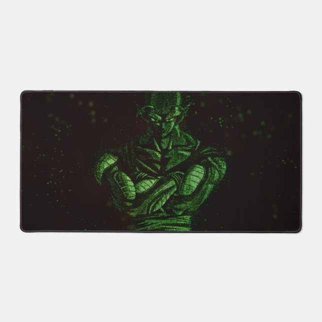Piccolo Minimalist Namekian Green Desk Mat (Front)