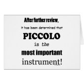 Piccolo Most Important Instrument (Front Horizontal)