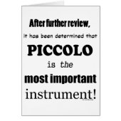 Piccolo Most Important Instrument (Front)