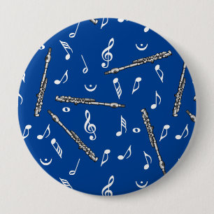 Piccolo Music Note Pattern Button