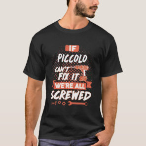 PICCOLO Name, PICCOLO family name crest T-Shirt