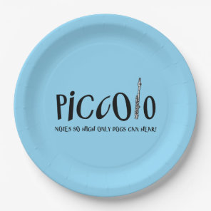 Piccolo Notes So High T-Shirt Paper Plates