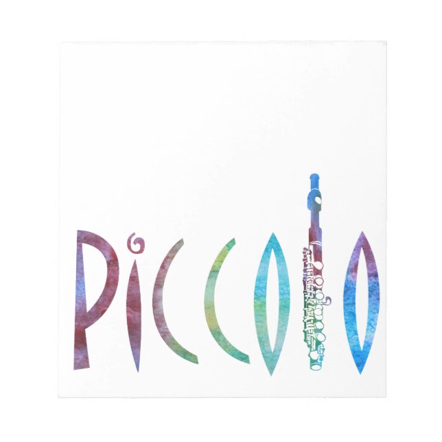 Piccolo Script Notepad (Front)