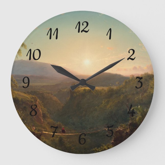 Pichincha Frederic Edwin Church Large Clock (Front)