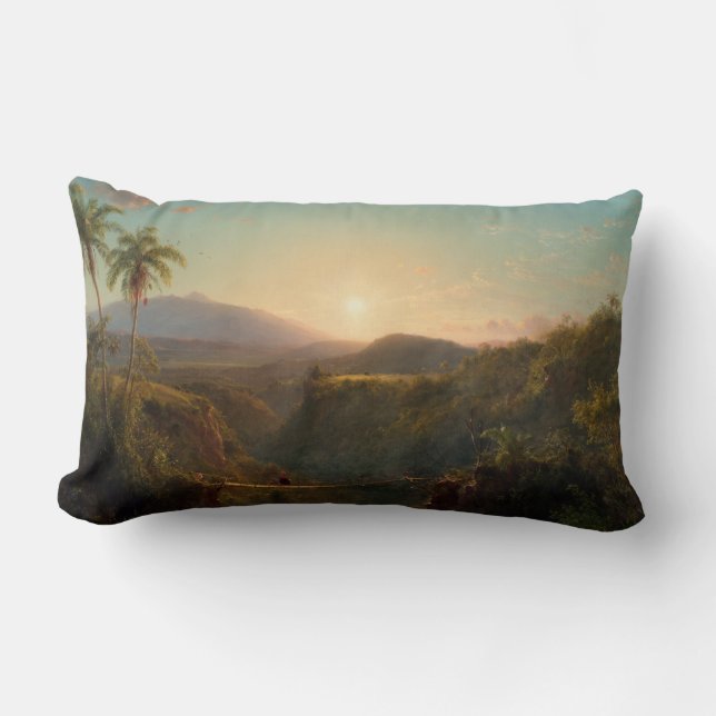 Pichincha Frederic Edwin Church Lumbar Pillow (Front)