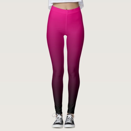 Pick A Color Black Ombre Leggings