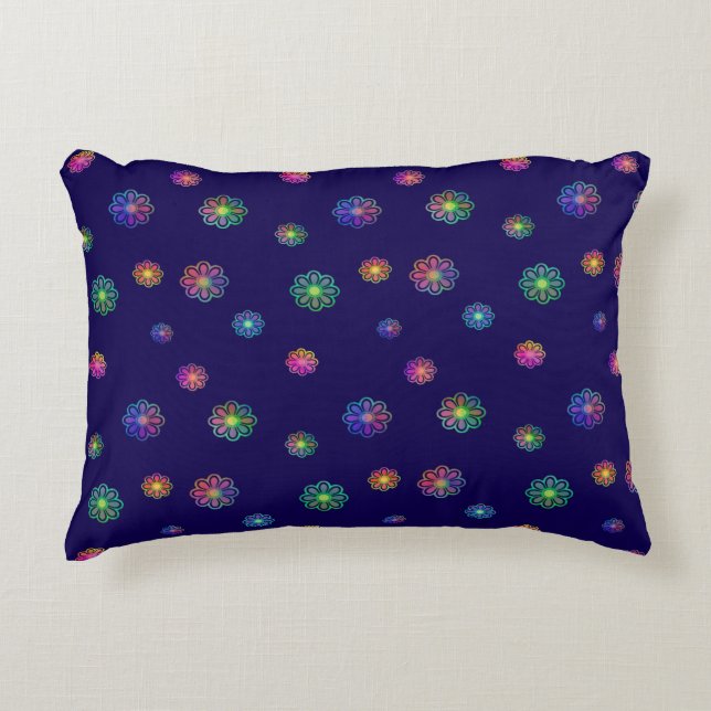 Pick a Posy Custom Background  Accent Pillow (Front)