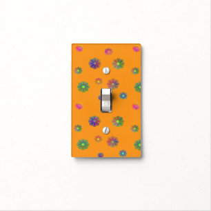Pick a Posy Custom Background  Light Switch Cover