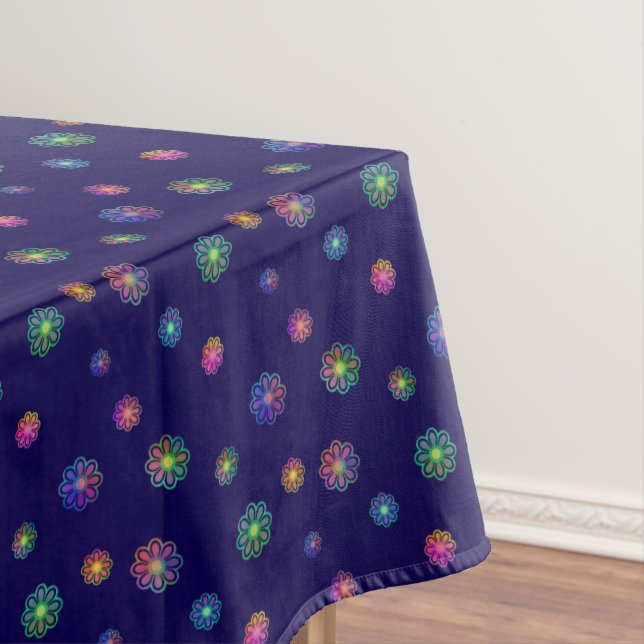 Pick a Posy Custom Background  Tablecloth (In Situ)