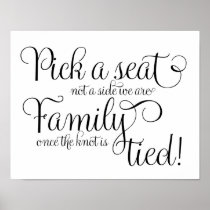 Find your Seat Wedding Seating Chart Title Card