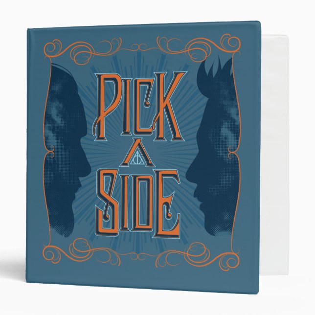Pick A Side 3 Ring Binder (Front/Inside)