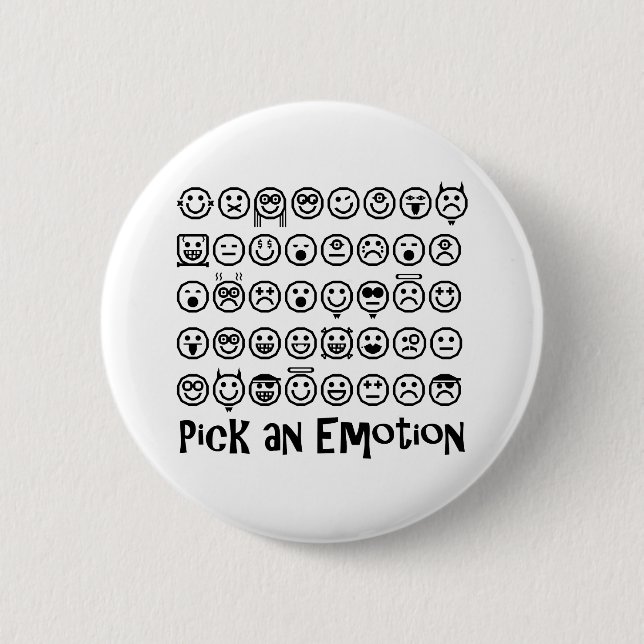 Pick An Emotion Button (Front)