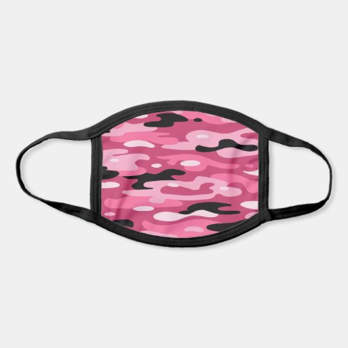 Pick Any 5 Colors  Black Hot Pink Camo Pattern Face Mask
