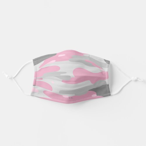 Pick Any 5 Pattern Colors  Gray Pink Camo Adult Cloth Face Mask