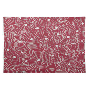 Pick Any Color Background Ant Farm Abstract Cloth Placemat