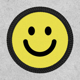 Pick Any Color Smiling Happy Face Patch