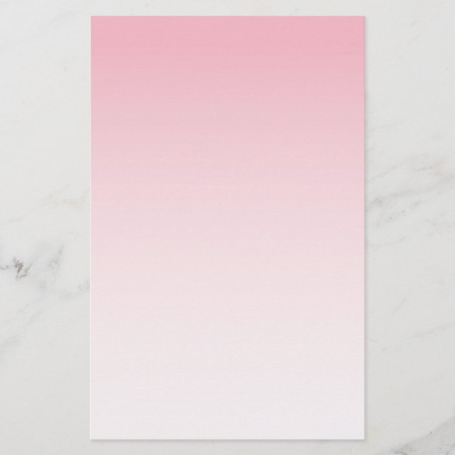 Pick Any Colour Gradient Ombre Stationery (Front)