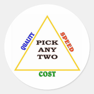 PICK ANY TWO CLASSIC ROUND STICKER