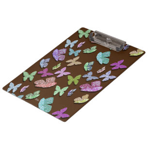 Pick Color Butterflies Surreal & Fluttering Clipboard