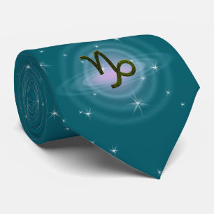 Pick Color Capricorn Zodiac Astrological Sign Neck Tie