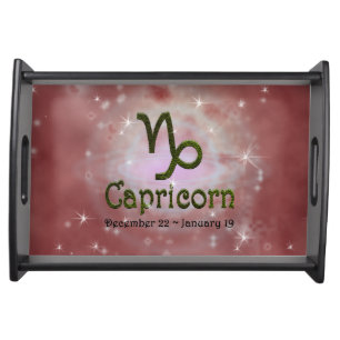 Pick Color Capricorn Zodiac Astrological Sign Serving Tray