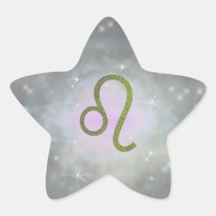 Pick Color Leo Zodiac Astrological Sign Star Sticker