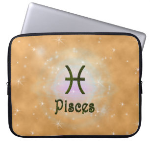 Pick Color Pisces Zodiac Astrological Sign Laptop Sleeve