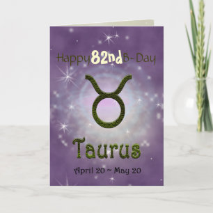 Pick Color Taurus Zodiac Astrological Sign Card