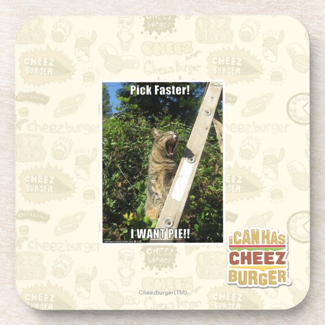 Pick Faster! Beverage Coaster (Front)