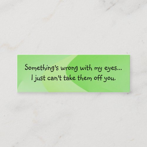 Pick Up Line Introduction Card Business Card Templates