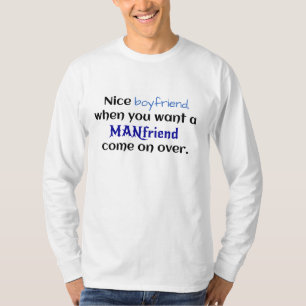 Pick Up Line: MANfriend Boyfriend shirt FUNNY